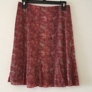 Alfani Pink & Black Tulip Skirt Sz Petite